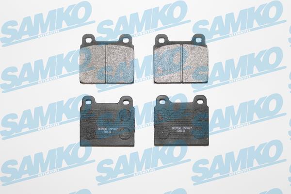 Samko 5SP027 Тормозные колодки дисковые, комплект 5SP027: Отличная цена - Купить в Польше на 2407.PL!