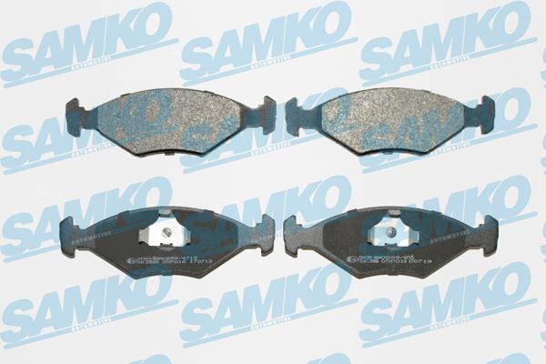 Samko 5SP016 Тормозные колодки дисковые, комплект 5SP016: Отличная цена - Купить в Польше на 2407.PL!
