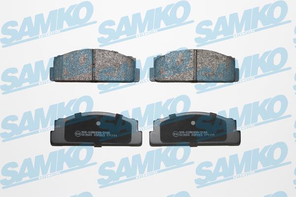 Samko 5SP003 Тормозные колодки дисковые, комплект 5SP003: Отличная цена - Купить в Польше на 2407.PL!