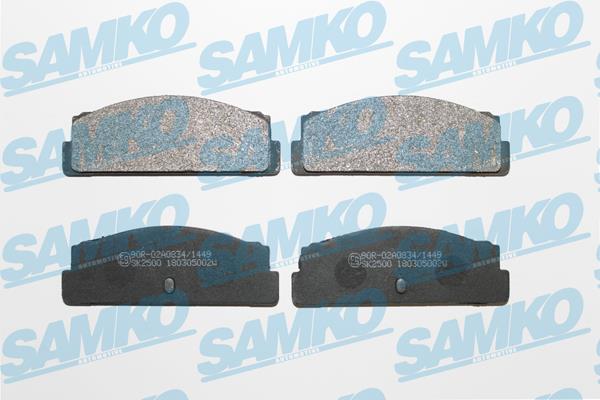 Samko 5SP002 Тормозные колодки дисковые, комплект 5SP002: Отличная цена - Купить в Польше на 2407.PL!