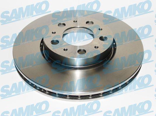 Samko V1484V Тормозной диск вентилируемый, 1 шт. V1484V: Отличная цена - Купить в Польше на 2407.PL!