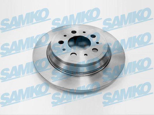 Samko V1022P Тормозной диск задний невентилируемый V1022P: Отличная цена - Купить в Польше на 2407.PL!