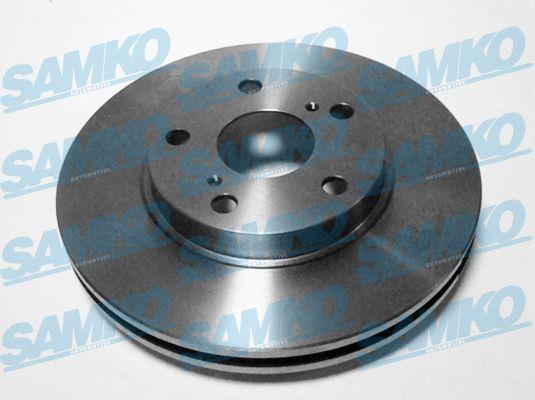 Samko T2088V Ventilated disc brake, 1 pcs. T2088V: Buy near me in Poland at 2407.PL - Good price!