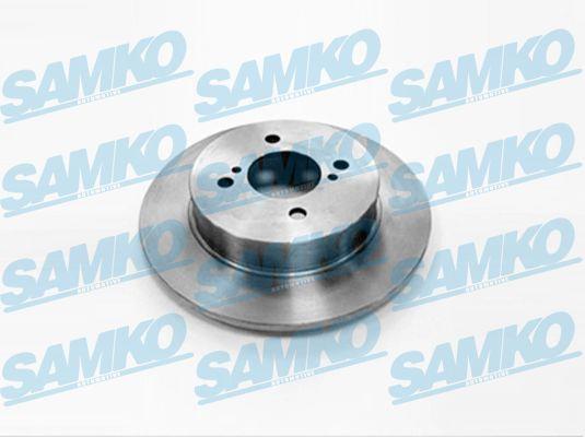 Samko S5015P Rear brake disc, non-ventilated S5015P: Buy near me in Poland at 2407.PL - Good price!