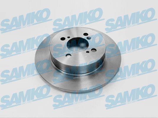 Samko S5007P Rear brake disc, non-ventilated S5007P: Buy near me in Poland at 2407.PL - Good price!