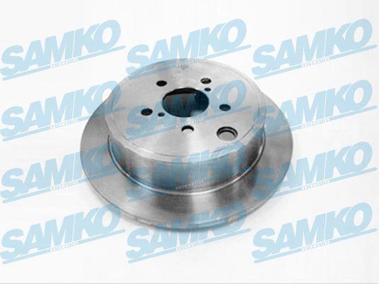 Samko S4003P Тормозной диск задний невентилируемый S4003P: Отличная цена - Купить в Польше на 2407.PL!
