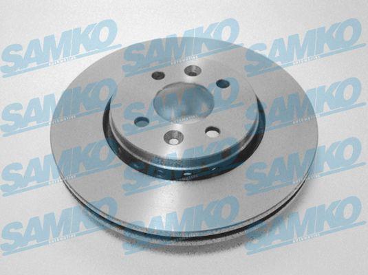 Samko R1074V Ventilated disc brake, 1 pcs. R1074V: Buy near me at 2407.PL in Poland at an Affordable price!