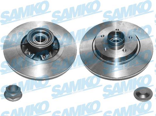 Samko R1070PCA Rear brake disc, non-ventilated R1070PCA: Buy near me in Poland at 2407.PL - Good price!