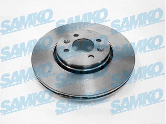 Samko R1010V Ventilated disc brake, 1 pcs. R1010V: Buy near me at 2407.PL in Poland at an Affordable price!