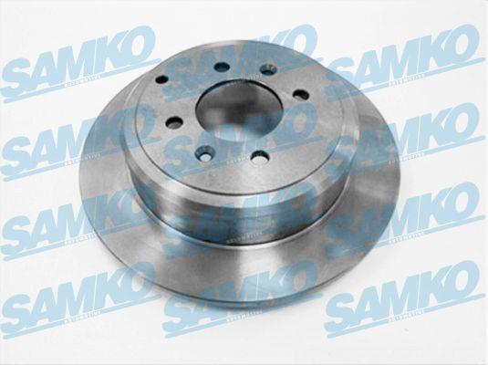 Samko P1191P Rear brake disc, non-ventilated P1191P: Buy near me in Poland at 2407.PL - Good price!