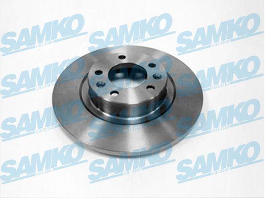 Samko P1015P Rear brake disc, non-ventilated P1015P: Buy near me in Poland at 2407.PL - Good price!