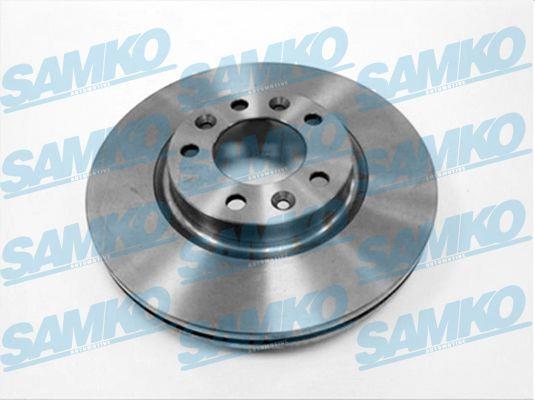 Samko P1012V Ventilated disc brake, 1 pcs. P1012V: Buy near me in Poland at 2407.PL - Good price!