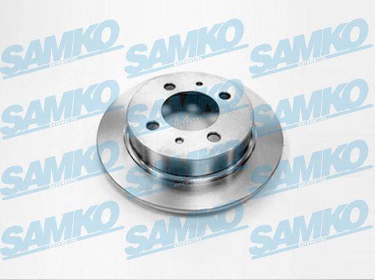 Samko N2781P Rear brake disc, non-ventilated N2781P: Buy near me in Poland at 2407.PL - Good price!