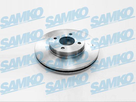Samko N2027V Тормозной диск вентилируемый, 1 шт. N2027V: Отличная цена - Купить в Польше на 2407.PL!