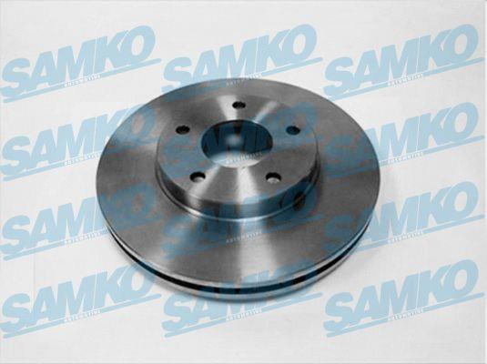 Samko N2002V Тормозной диск вентилируемый, 1 шт. N2002V: Отличная цена - Купить в Польше на 2407.PL!