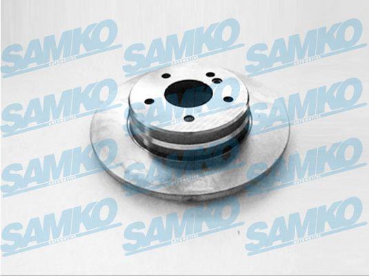 Samko M2747P Rear brake disc, non-ventilated M2747P: Buy near me in Poland at 2407.PL - Good price!