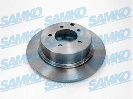 Samko M1028P Rear brake disc, non-ventilated M1028P: Buy near me in Poland at 2407.PL - Good price!