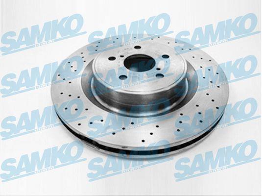 Samko L3005V Тормозной диск вентилируемый с перфорацией L3005V: Отличная цена - Купить в Польше на 2407.PL!