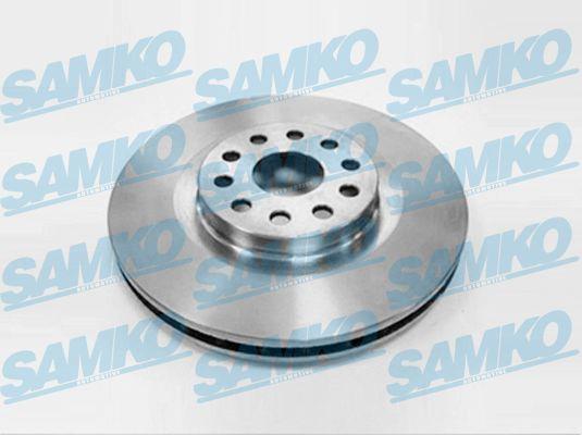 Samko L2102V Ventilated disc brake, 1 pcs. L2102V: Buy near me in Poland at 2407.PL - Good price!