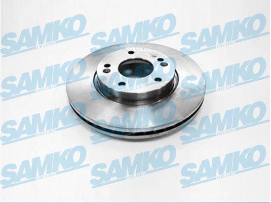 Samko K2027V Ventilated disc brake, 1 pcs. K2027V: Buy near me in Poland at 2407.PL - Good price!