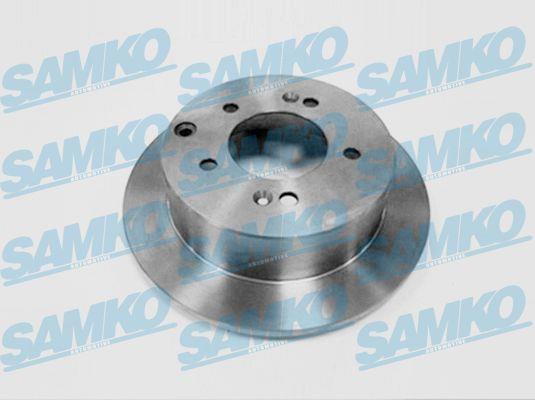 Samko K2024P Rear brake disc, non-ventilated K2024P: Buy near me at 2407.PL in Poland at an Affordable price!