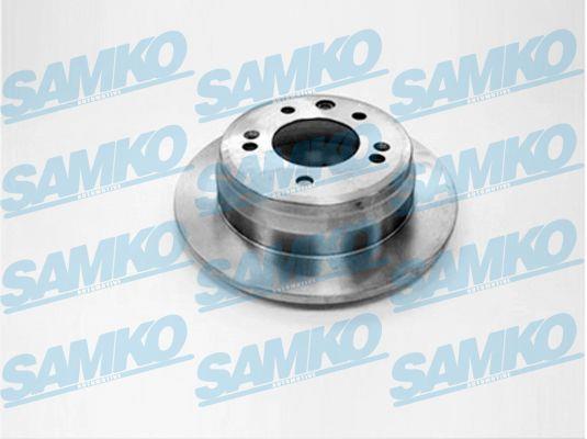 Samko K2017P Rear brake disc, non-ventilated K2017P: Buy near me in Poland at 2407.PL - Good price!