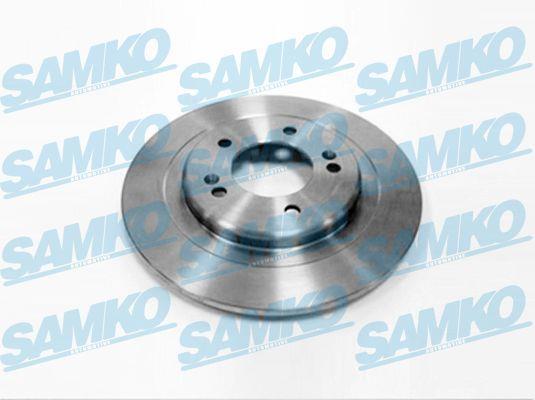 Samko H2038P Rear brake disc, non-ventilated H2038P: Buy near me at 2407.PL in Poland at an Affordable price!