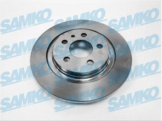 Samko F2009P Rear brake disc, non-ventilated F2009P: Buy near me in Poland at 2407.PL - Good price!