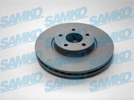 Samko F1040V Ventilated disc brake, 1 pcs. F1040V: Buy near me at 2407.PL in Poland at an Affordable price!
