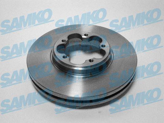Samko F1037V Ventilated disc brake, 1 pcs. F1037V: Buy near me in Poland at 2407.PL - Good price!