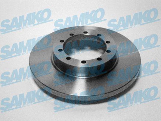 Samko F1033P Rear brake disc, non-ventilated F1033P: Buy near me in Poland at 2407.PL - Good price!