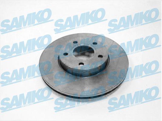 Samko F1028V Ventilated disc brake, 1 pcs. F1028V: Buy near me in Poland at 2407.PL - Good price!