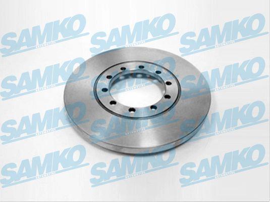 Samko F1019P Тормозной диск задний невентилируемый F1019P: Отличная цена - Купить в Польше на 2407.PL!