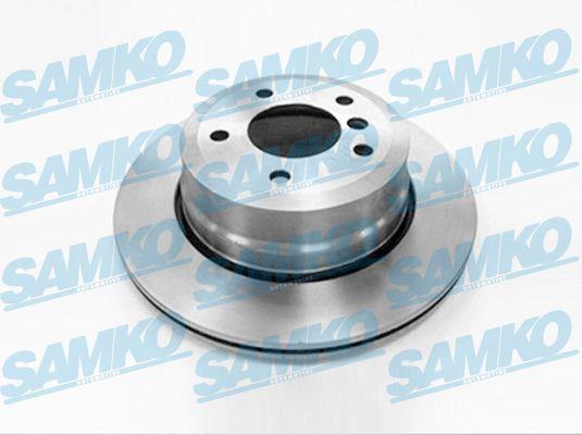 Samko B2043V Rear ventilated brake disc B2043V: Buy near me in Poland at 2407.PL - Good price!