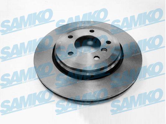 Samko B2007V Тормозной диск задний вентилируемый B2007V: Отличная цена - Купить в Польше на 2407.PL!