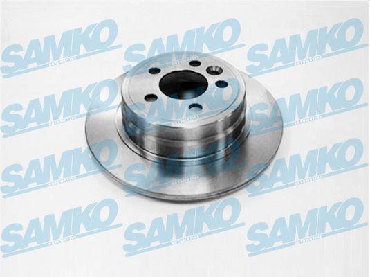 Samko A4311P Rear brake disc, non-ventilated A4311P: Buy near me in Poland at 2407.PL - Good price!