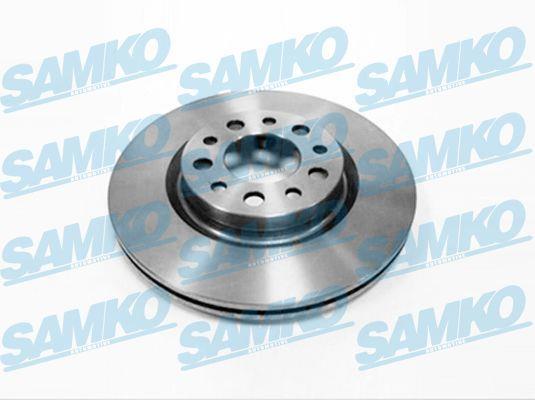 Samko A2005V Rear ventilated brake disc A2005V: Buy near me at 2407.PL in Poland at an Affordable price!