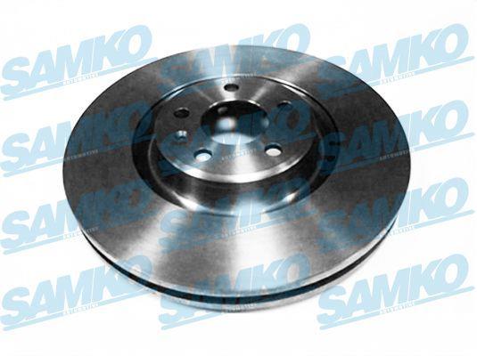 Samko A1044V Ventilated disc brake, 1 pcs. A1044V: Buy near me at 2407.PL in Poland at an Affordable price!