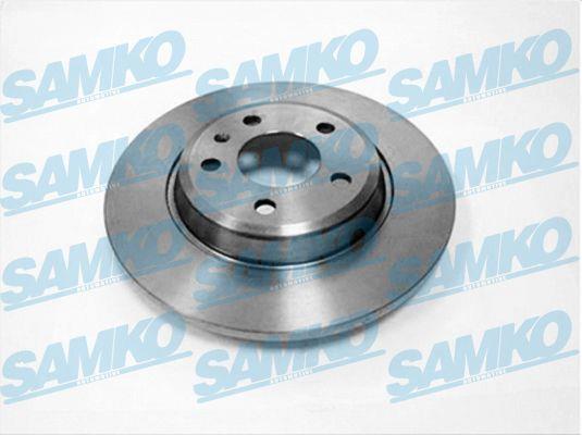 Samko A1035P Rear brake disc, non-ventilated A1035P: Buy near me in Poland at 2407.PL - Good price!