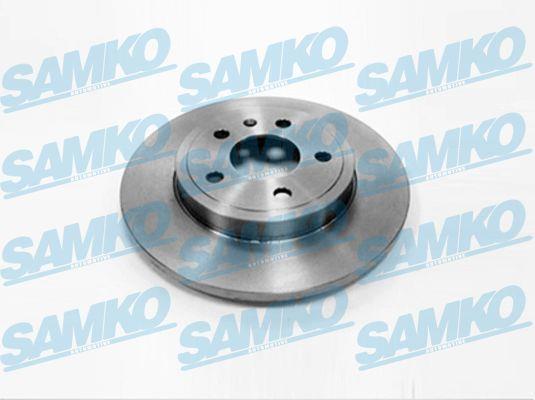 Samko A1029P Rear brake disc, non-ventilated A1029P: Buy near me in Poland at 2407.PL - Good price!