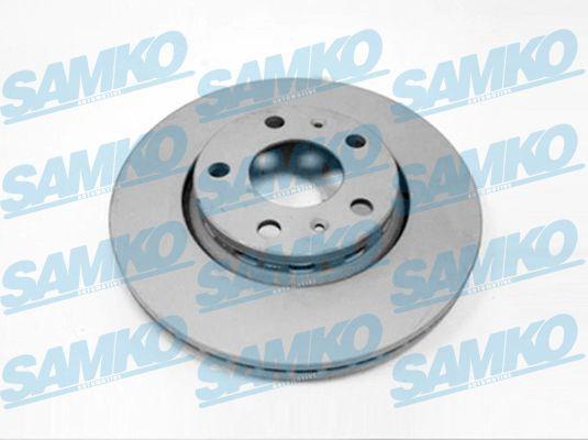 Samko A1020V Rear ventilated brake disc A1020V: Buy near me in Poland at 2407.PL - Good price!