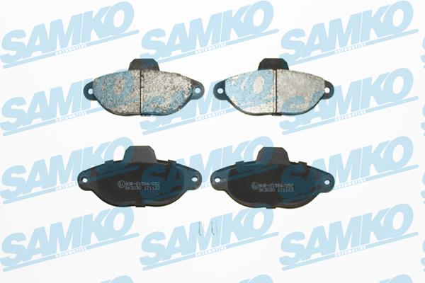 Samko 5SP483 Тормозные колодки дисковые, комплект 5SP483: Отличная цена - Купить в Польше на 2407.PL!