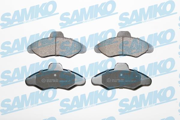 Samko 5SP383 Тормозные колодки дисковые, комплект 5SP383: Отличная цена - Купить в Польше на 2407.PL!