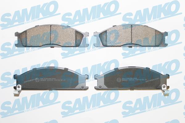 Samko 5SP378 Тормозные колодки дисковые, комплект 5SP378: Отличная цена - Купить в Польше на 2407.PL!