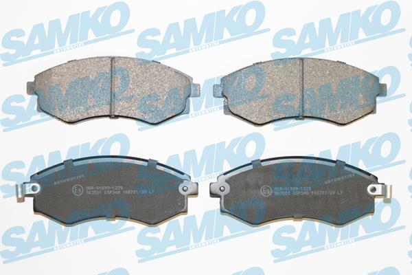 Samko 5SP348 Тормозные колодки дисковые, комплект 5SP348: Отличная цена - Купить в Польше на 2407.PL!