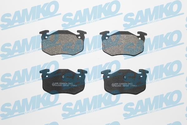 Samko 5SP307 Тормозные колодки дисковые, комплект 5SP307: Отличная цена - Купить в Польше на 2407.PL!