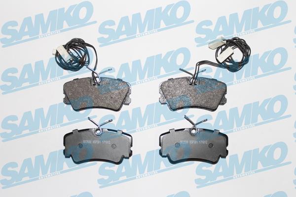 Samko 5SP301 Тормозные колодки дисковые, комплект 5SP301: Отличная цена - Купить в Польше на 2407.PL!