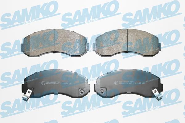 Samko 5SP1007 Тормозные колодки дисковые, комплект 5SP1007: Отличная цена - Купить в Польше на 2407.PL!