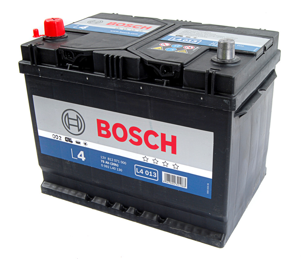Bosch 0 092 L40 130 Battery Bosch 12V 75Ah A(EN) L+ 0092L40130: Buy near me in Poland at 2407.PL - Good price!