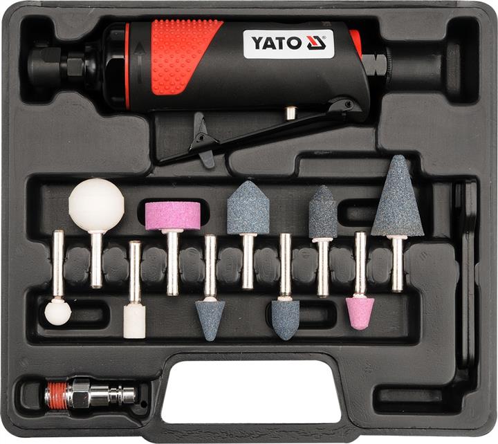 Yato YT-0964 Szlifierka pneumatyczna, prosta z akcesoriami, kpl. 11szt YT0964: Dobra cena w Polsce na 2407.PL - Kup Teraz!